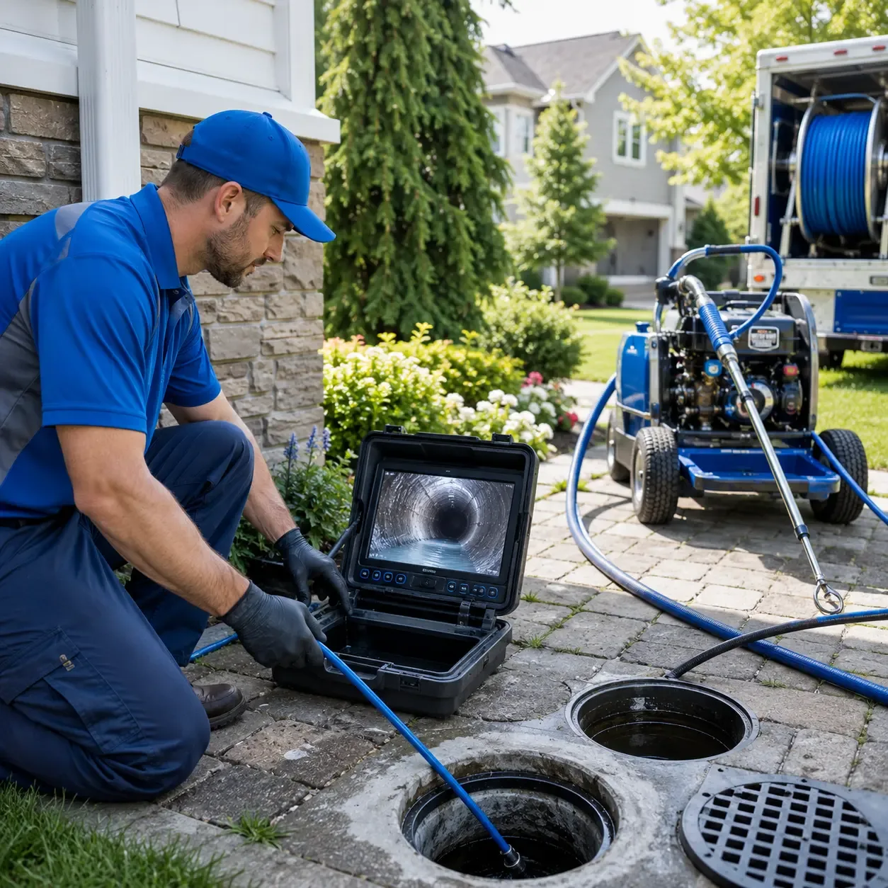 Outdoor drain cleaning professionals serving North Babylon, NY